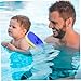 Yeory Swimming Floats for Children Under 25kg Swimming Back Float with Adjustable Layers Secure Clip Buckle Swim Board for Pool Lesson S Blue, Swim Training Float