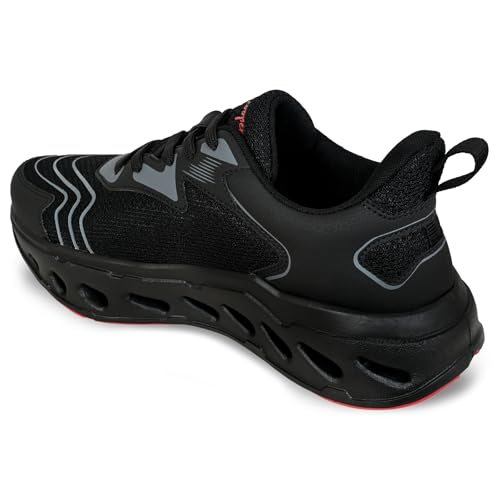 Image of Allen Cooper Training,Road Running,Cricket,Gym,Sports Comfortable Extra Max Cusion with Memory Foam Insole Running Shoes for Men(601|Grey /Black-Olive-Sizes 6,7,8,9,10)