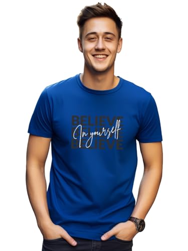 Image of ADRO Tshirt for Men | Printed T Shirt for Men | 100% Cotton Regular Fit T-Shirt |Printed T Shirt