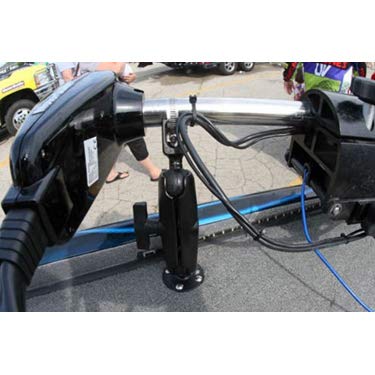 image for RAM MOUNTS RAM Trolling Motor Stabilizer with Strap Hose Clamp, Black