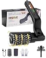 Electric Grill Brush, 3-Speed Cordless Adjust Rotary BBQ Cleaner for Burnt-On Grease on Gas, Charcoal & Smoker Grates, 20kg Max Torque & Heavy-Duty Steel Bristles (Grill Brush)