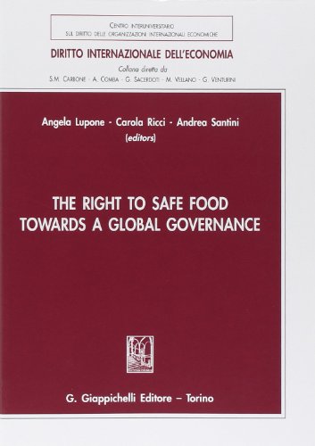  The right to safe food towards a global governance