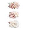 Flower Hair Clips Set-Cherrboll 3pcs Floral Hair Bow Accessories for Baby Girl Toddles Teen Gifts