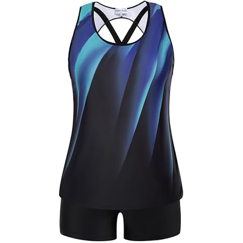 Hanna Nikole Plus Size Tummy Control Tankini Set Cover