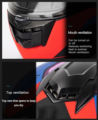 Casque moto modulable Bluetooth homologué ECE pour adulte - 7