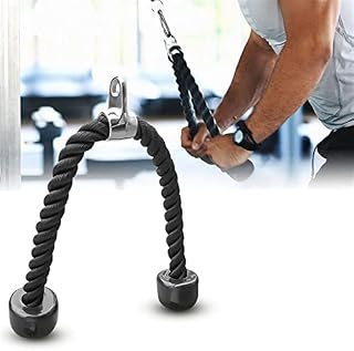GaRcan Heavy Duty Tricep Ropes DIY Pulley Down Rope Lifting Arm Biceps Triceps Hand Strength Fitness Equipment