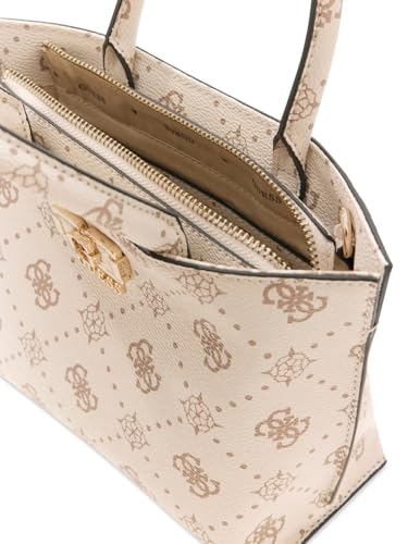 Guess Emelie Logo Mini Tote Donna Borsa Beige Stampata GP992875-VNO - 5