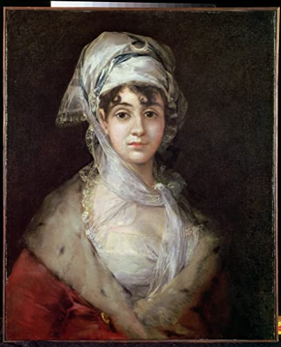 Tableau Portrait d'Antonia Zarate par Francisco De Goya art mural 60x90