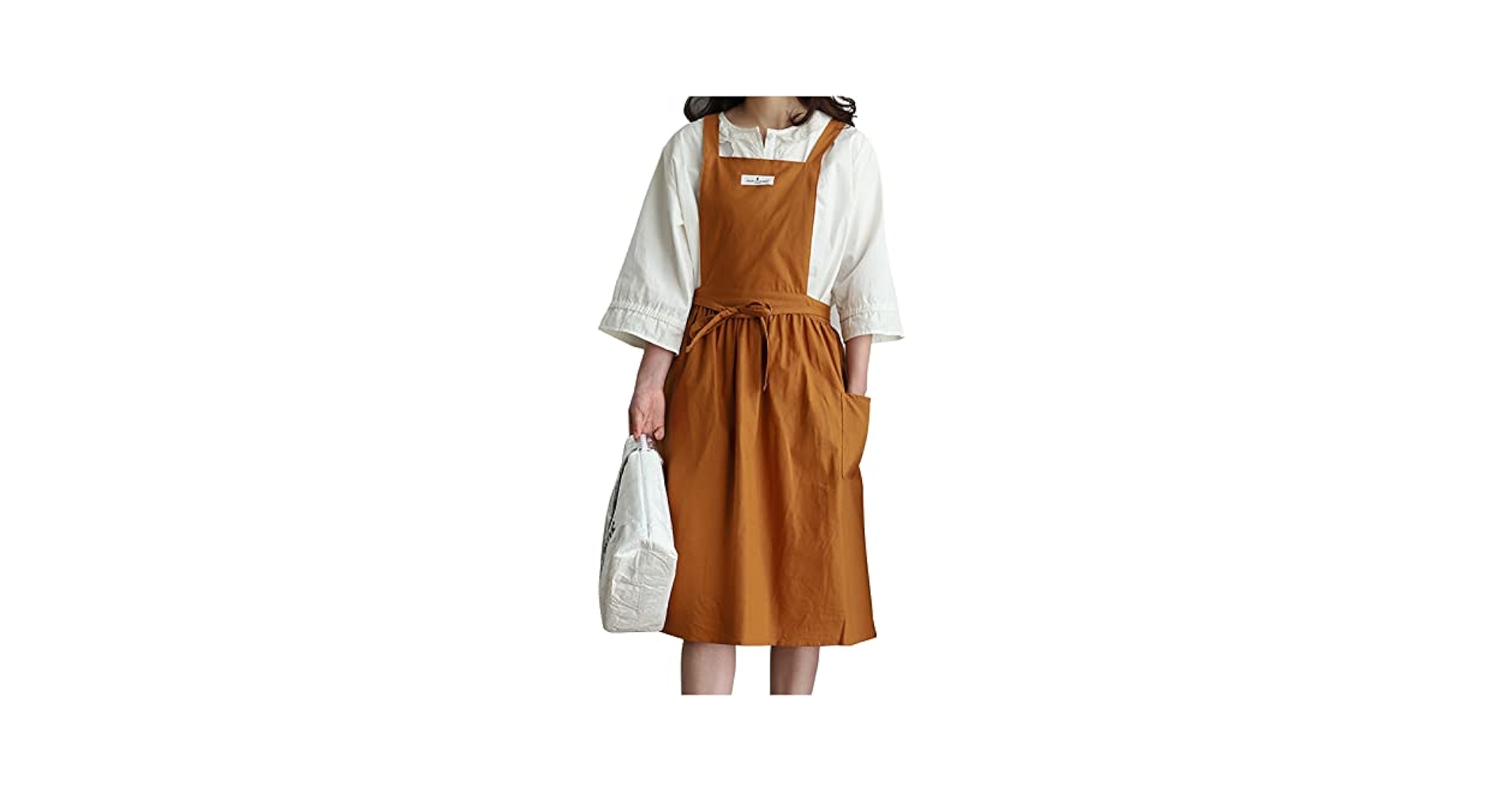 GASA＊gasa*grue 乾いた風 エプロンワンピース⭐︎新品未着用品 モノを慈しみ大切にする ：GASA＊ | SUNNY CLOUDY RAINY（サニー