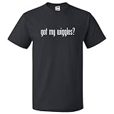 ShirtScope Got My Wiggles? T Shirt Tee Medium Black