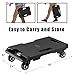 SOLEJAZZ Moving Furniture Dolly Connectable, 200KG Capacity Piano Moving Dolly, Heavy Duty 4 Wheel Moving Cart for Moving Heavy Furniture, Black, 1 Pack