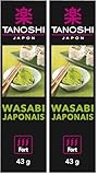 TANOSHI - Wasabi - Raifort Japonais à Utiliser comme Condiment - 1 Tubes de 43 g (Lot de 2...