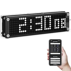 Wi Fi Clock with NTP Sync, LED Table Clock Wi Fi with Seconds Display,Custom NTP Address, Disable photo Wi Fi Clock with NTP Sync, LED Table Clock Wi Fi with Seconds Display,Custom NTP Address, Disable