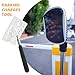 VICASKY Extended Car Tire Lever Telescoping Tool Holder Telescopic Rod Card Holder Reache Telescopic Rod Card Holder Parking Card Toll Rod Car Guide Pole Car Guide Pole Telescopic Pole Car Parking