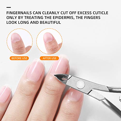 Sofye Nail Files Set Professional Manicure Pedicure Set Nail Buffers Nail Files Double Sided Emery Board Grooming Kit Salon Manicure Kit 15 In 1(Orange) #TOP3