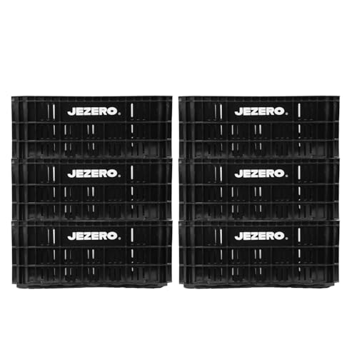 Caisses de rangement empilables JEZERO pour organiser le garage et le bureau