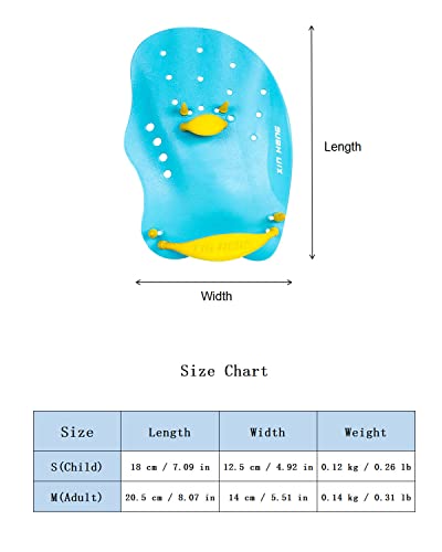 Deeyota Swimming Paddles Aquatic Gloves Hand Webbed Flippers Hand Paddles For Swim Training, Webbed Paddles Swim Flippers With Adjustable Straps For Women Men (Pink S) #TOP3