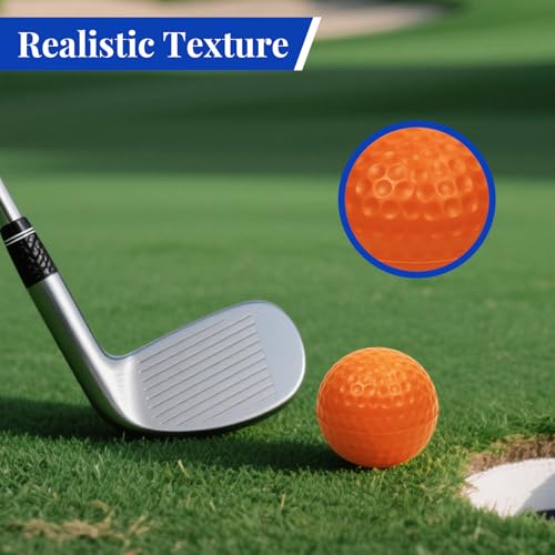 Image of 26 Pack Foam Golf Practice Balls - Realistic Feel and Limited Flight Training Balls for Indoor or Outdoor