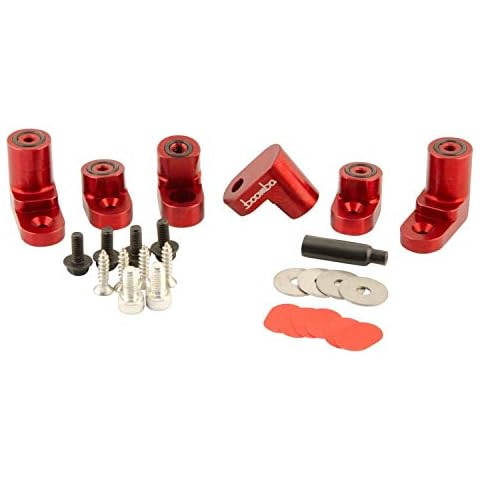 Boomba Racing WING RISER KIT RED Compatible with 2014+ Ford Fiesta ST Cover