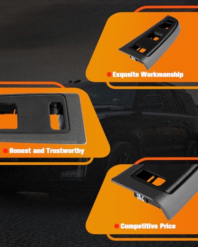 cciyu Window Switch Bezel Front Left Drivers Side Replacement Fits for Chevy Silverado 1500 2500 3500 2004-2006 for GMC Sierra 1500 2500 3500 2004-2006 Replace 89045124