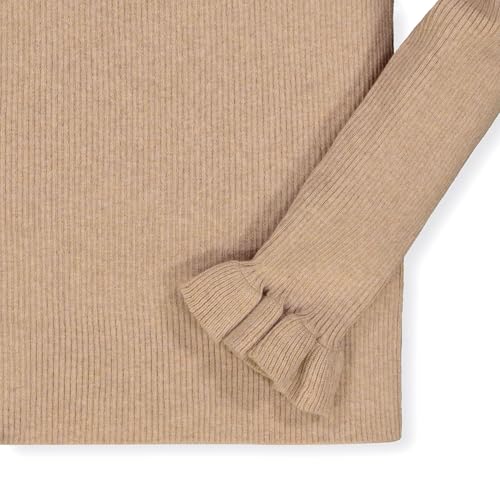 Image of Hope & Henry Girls' Long Sleeve Rib Knit Sweater Top