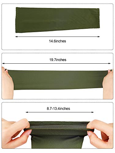Bememo 12 Pairs UV Sun Protection Arm Sleeves for Men Women to Cover Arms Cooling Ice Silk Breathable Compression Sleeves for Men Golf Outside Sports Work4