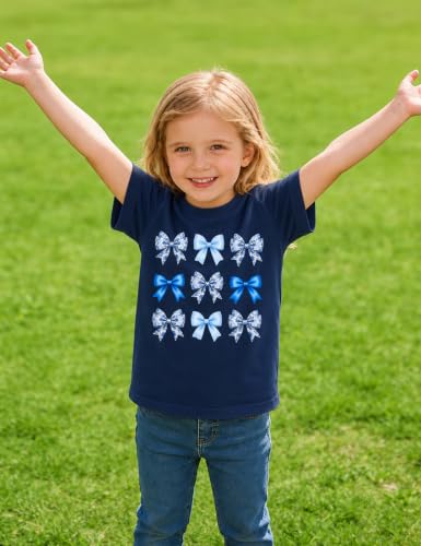 Image of Toddler Girls Clothes T-Shirt Short Sleeve Graphic Tee Cartoon Dinosaur 2-6T Girl Shirt Summer