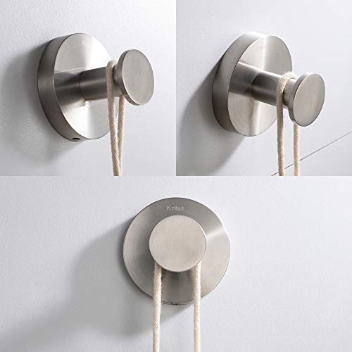 Kraus Elie 188 Serie Brushed nickel Brushed Nickel, Single Hook
