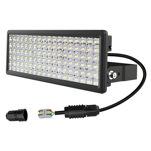 BERSUANG LED Strahler Außen Fluter 14000LM 100W Scheinwerfer 6500K Flutlichtstrahler IP67 Wasserfest Flutlicht Einstellbarem Winkel Geeignet...