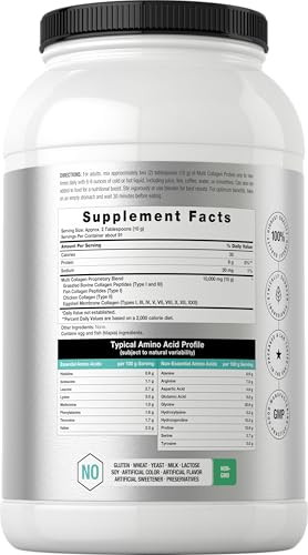 Horbaach Multi Collagen Peptides 32oz Grass-Fed Unflavored — view 2