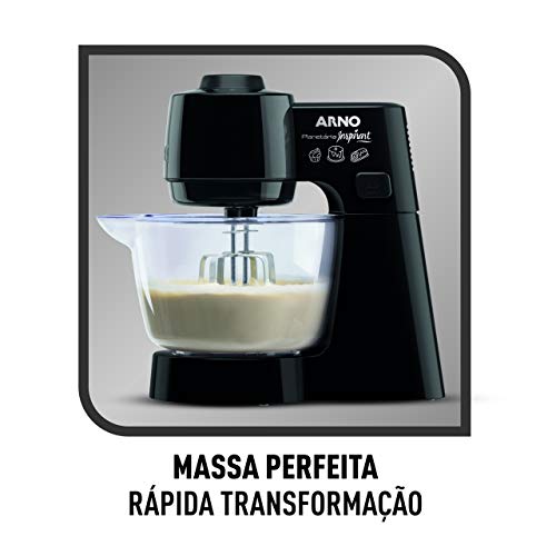 Batedeira Planetária Arno Inspirart Preta 127V - KM31