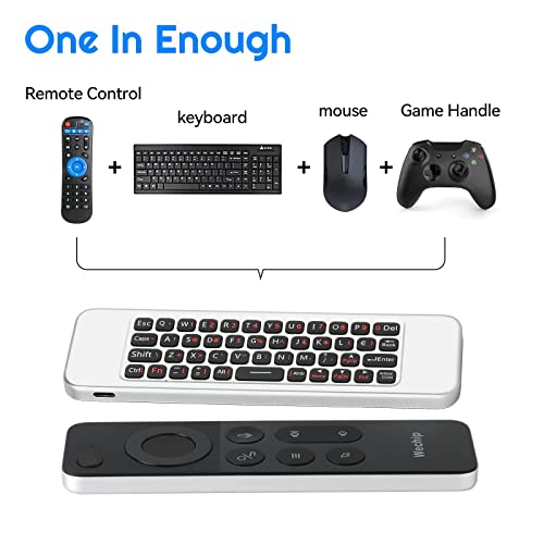 Wechip W3 Air Mouse 4-In-1 W3 Voice Remote 2.4G Wireless Remote Control thumb #2