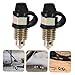 ETHZZLE 2pcs Motorcycle Brake Bleeder Screws Car Bleeder Caps Grease Nipple Protective Cap