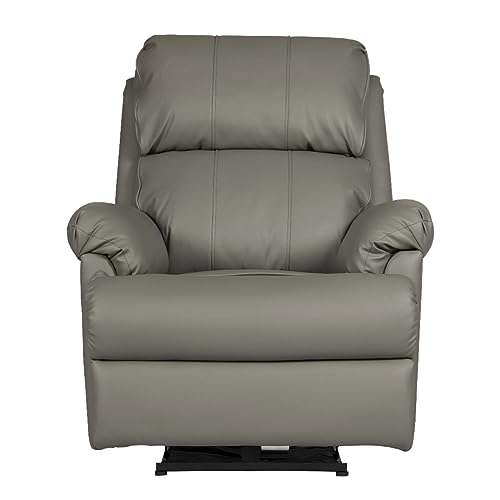 Image of Recliners India Single Power Seater Recliner Sofa | 765 /369 Power Recliner Chair | Cushion Armrest | Living Room Recliner Sofa | 1-Year Manufacturer Warranty | Colour- Grey