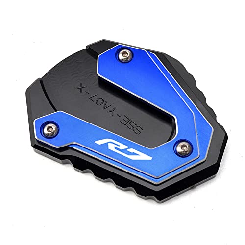 Pied de béquille Yamaha R7 : extension de plaque pour un stationnement sûr en roadtrip