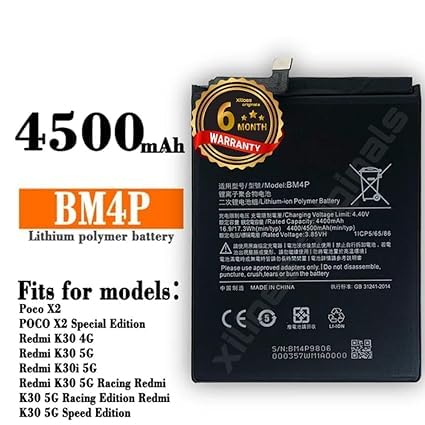 Image of BM4P Battery for Redmi K30 / X2 Battery with 6 Month warrenty ***** (Y6)
