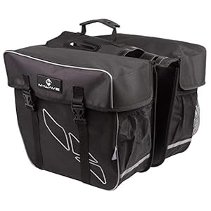 M-Wave 122315 fietstas Amsterdam Double, 30 l, zwart