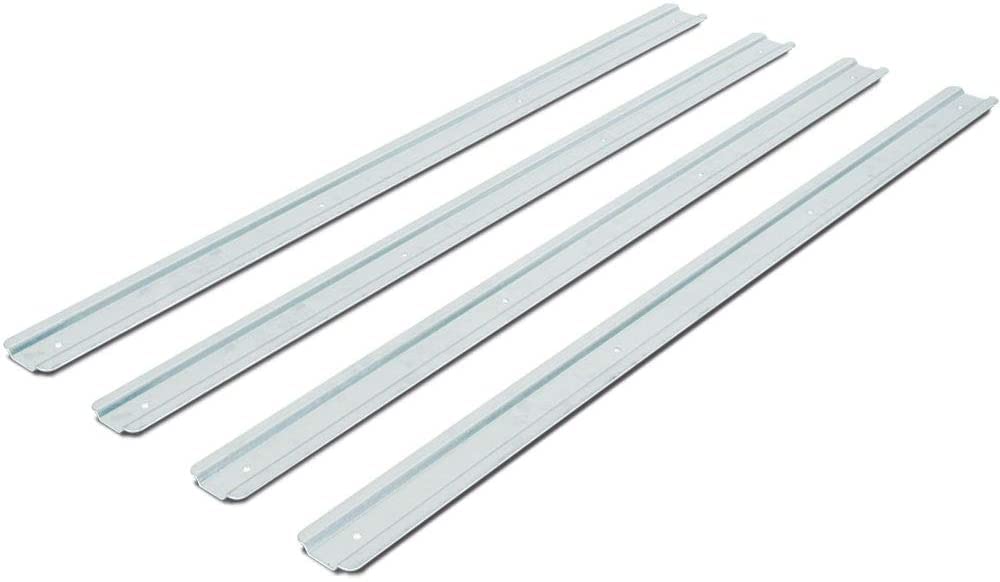 BRB LB4 Lot de 25 boîtes de rangement avec 4 rails muraux Vert 2,9 l 235 x 145 x 125 mm