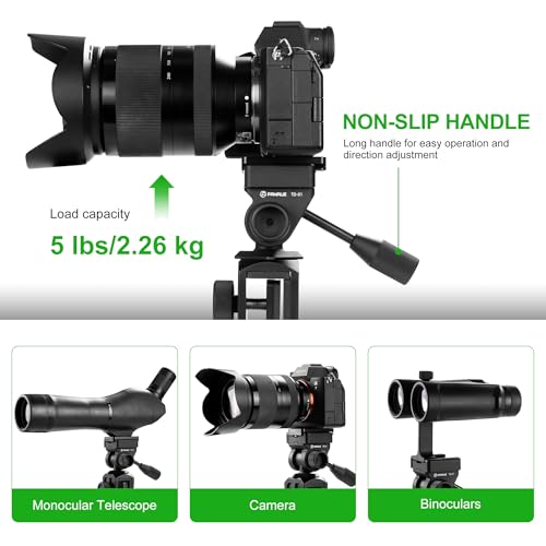 FANAUE Car Window Mount for Spotting Scope Binoculars, Vehicle Mount for Tripod Head Adapter Hunting Scouting, Telescope Clip for Swiss Arca Quick Release Plate Dovetail Groove