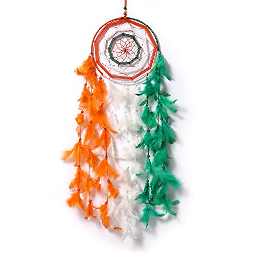 Image of Dream Catchers with Light Home Decor, Feather Wall Hangings for Kids Room, Bedroom, Livingroom, Balcony, Cafe Decorations, Gift Items, Multicolor 4