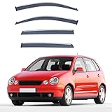 Premium Wind Deflector for Volkswagen Polo Hatchback MK4-9N 2005-2010 Window Side Visor Keep Your Car Ventilated in Rain Reduce Wind Turbulence External Accessories