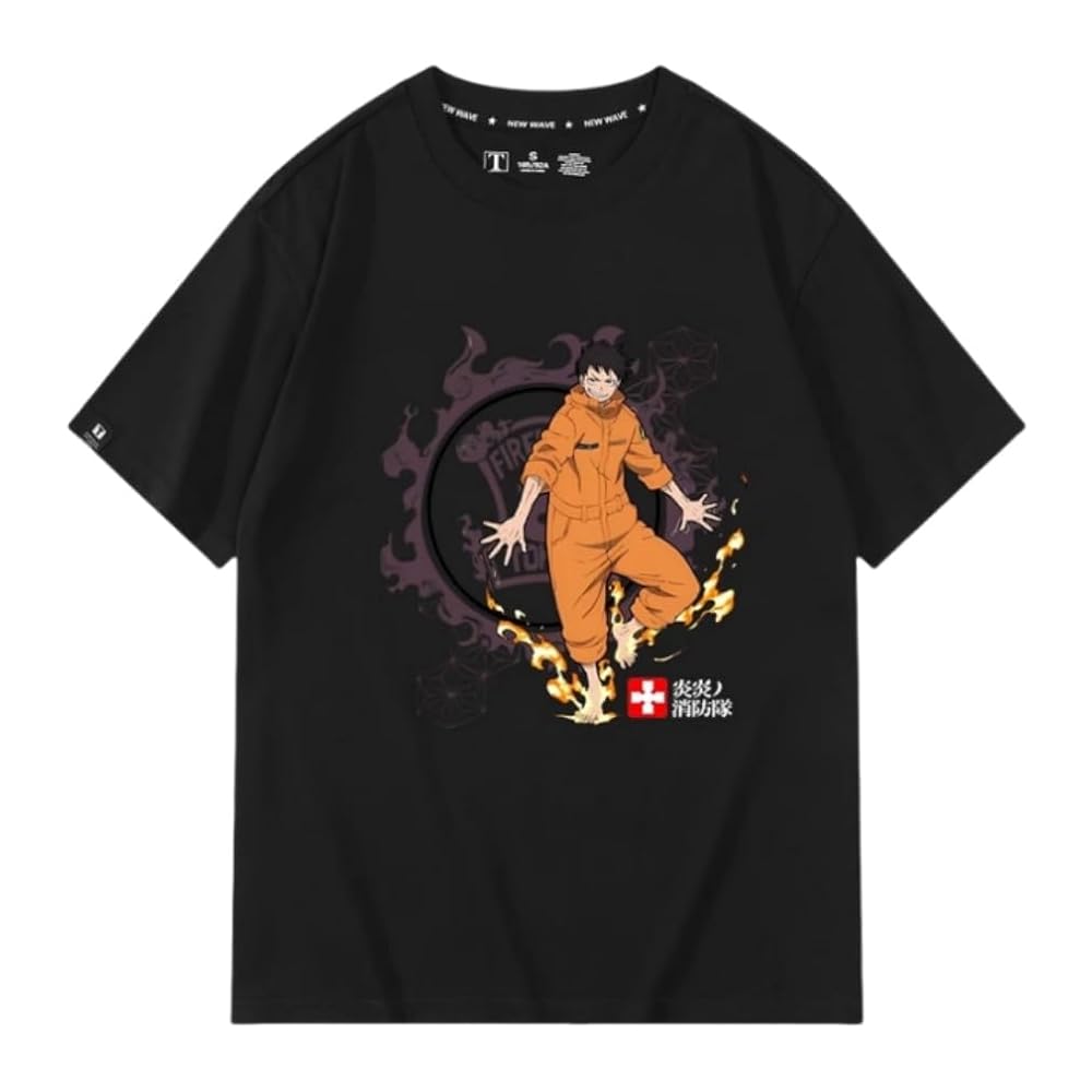 Amazon.co.jp: [UYHHSGFG] 炎炎ノ消防隊 tシャツ トップス
