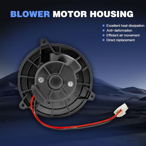 Image of AC Heater Blower Motor Fan 700315 Replacement for 2013 2014 2015 2016 Dodge Dart HVAC Blower Motor Assembly Replace# 68225055AB 76971 2311894 68163782AA PM4050