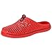 Aleader Unisex Garden Sandal Clog Shoes Red 10 B(M) US Womens / 8.5 D(M) US Mens