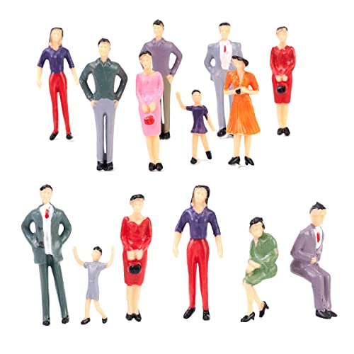 Design meraviglioso: le persone piccole hanno diversi tipi, come uomini, donne, ragazzi, ragazze e anziani, che hanno varie pose, queste figure sono una buona scelta per popolare le scene del modello, aggiungono realismo e aiutano a esprimere le tue idee.