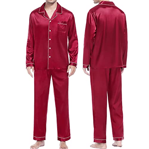 Pyjama décontracté pour homme en satin résout le manque d'aisance nocturne - 3