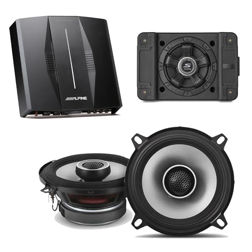 Image of Alpine PXE-C80-88 OPTIM8 8-Channel Hi-Res DSP Amplifier w/SS-SB10 Subwoofer, S2-S50 Bundle