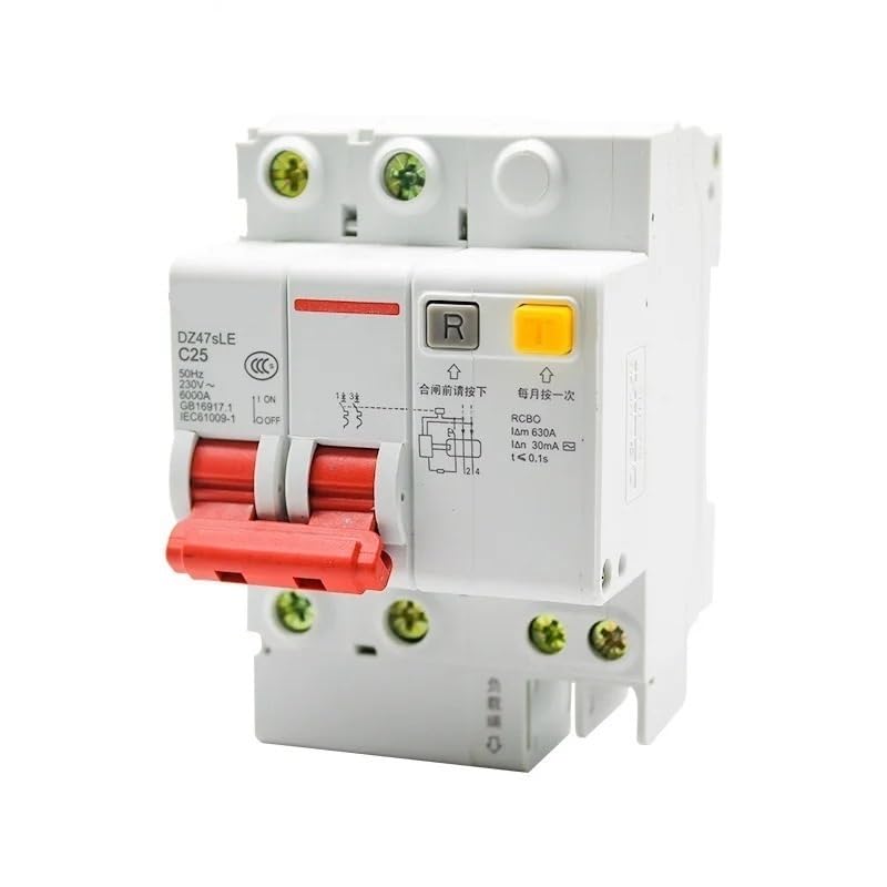 Disjoncteur de protection DZ47SLE 2P pour sécuriser la cuisine et la salle de bain