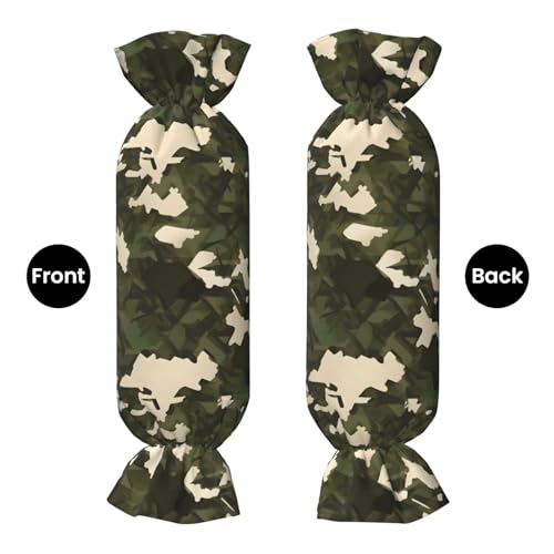 Almohada de espuma viscoelástica camuflada 62 cm miniatura 2