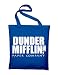 Produktbild Styletex23 Dunder Mifflin Logo Paper Company Jutebeutel Baumwolltasche, royalblue